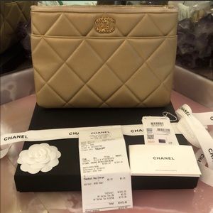 Chanel 19 Pouch brand new with box and tags and receipt!